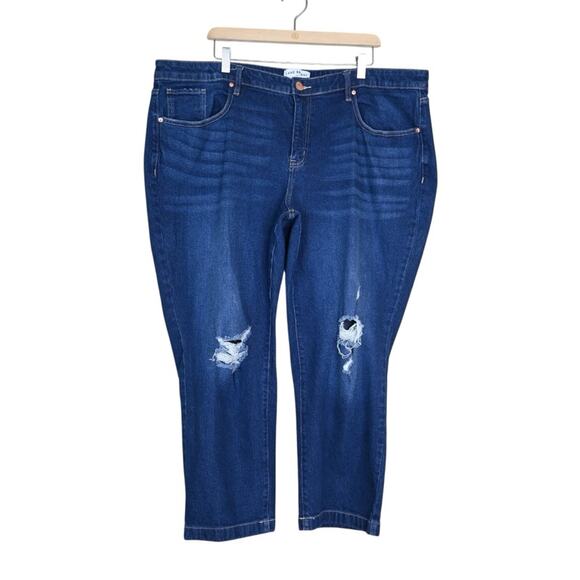 Lane Bryant Womens 24 Plus Signature Fit Slim Straight Ankle Jean - Picture 1 of 12